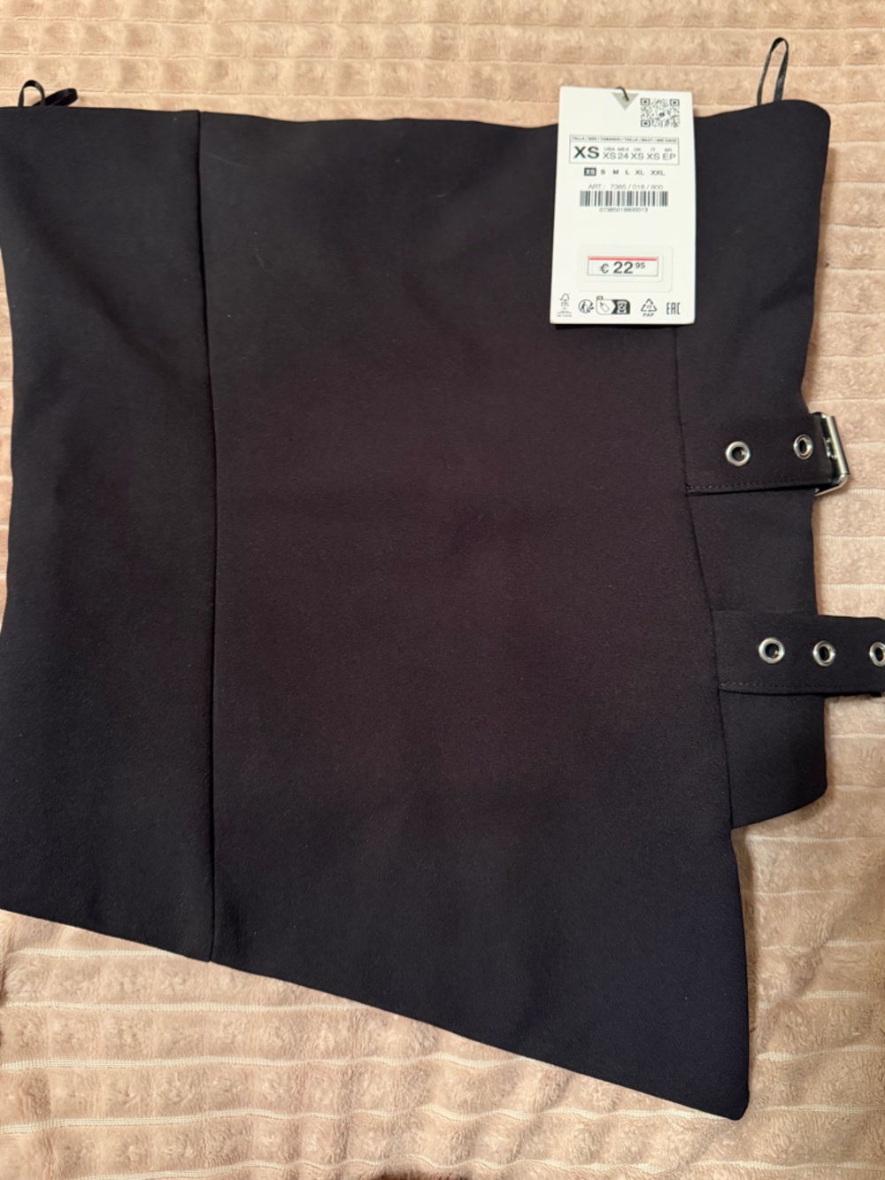 Zara top with Buckle Detail